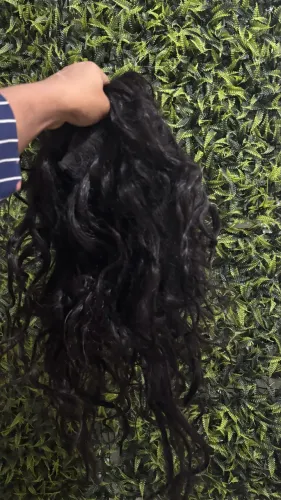 CABELO HUMANO INDIANO 40cm 300g