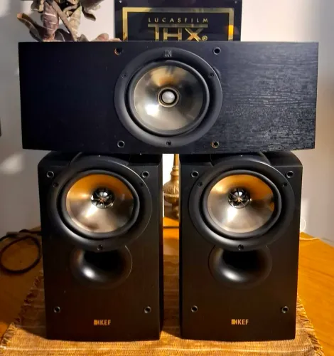CAIXAS KEF TRIO 3.0 IQ10 +IQ2 5.25" 100W 8ohms 50Hz 88dB