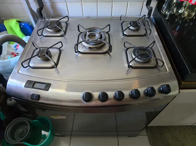 Fogao Brastemp 5 bocas com temporizador novissimo