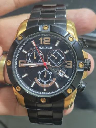 Relógio MAGNUM CRONÓGRAFO MA34236P À QUARTZ - NOVO