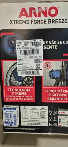 Ventilador Arno Xtreme Force 40 cm 220v