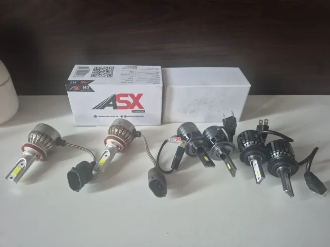 Lâmpadas LED Automotivas 70W - 10.000 Lumens | Farol Alto, Baixo e Milha