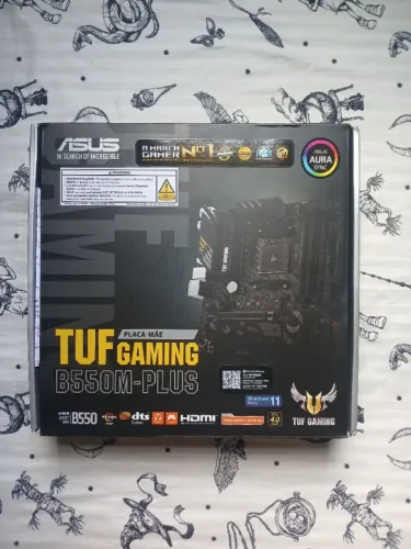 Placa-Mãe ASUS TUF Gaming B550M-PLUS AM4 mATX
