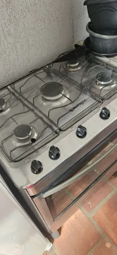 Fogão inox 5 bocas