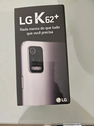 Smartphone LG K62+ 128GB Branco 4G Octa-Core - 4GB RAM Tela 6,59? Câm. Quádrupla 