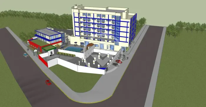 Venda prédio comercial, antigo hotel Prédio principal - térreo + 6 andares com 80 aptos. P