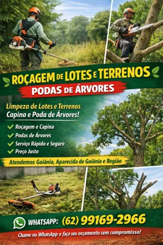 Roçagem de lotes com preço justo 