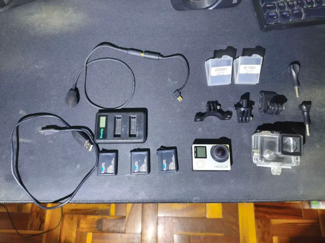 Gopro hero 4 mais kit motovlog