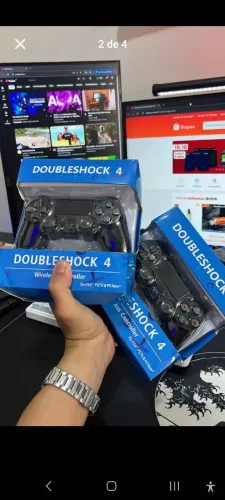 VENDO CONTROLE SEM FIO PARA PS4 E PC (NOVO)