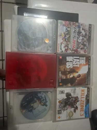 6 jogos ps3 originais CDs top 100 reais os 6