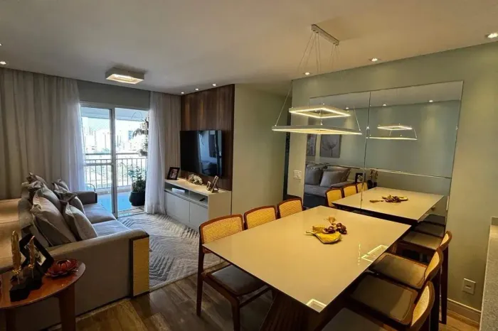 Apartamento a venda no Campestre em Santo André | 3 dorms, 1 suíte, varanda gourmet e 2 va