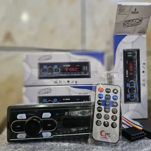 Rádio MP3 para Carro Bluetooth FM Cartão SD 1 Din