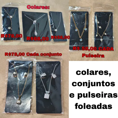 Lote brincos de prata e foleados a ouro e prata! 