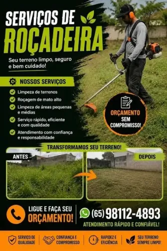 Capina roçadeira