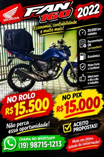 Honda CG 160 FAN Flex 2022
