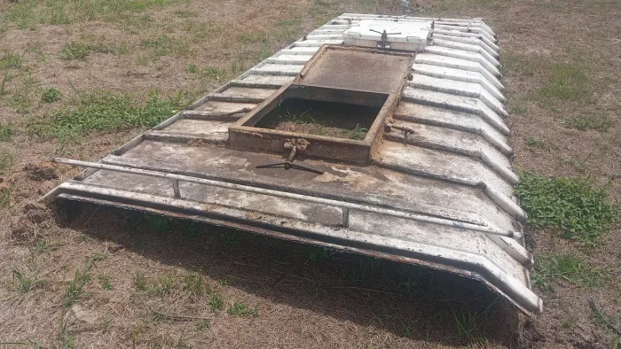 Tampa de basculante pra carregar cevada