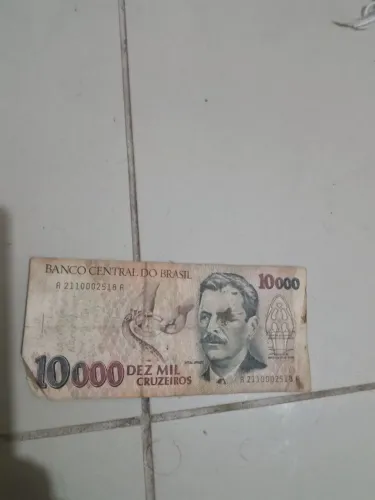 Cédula Antiga para Colecionador 