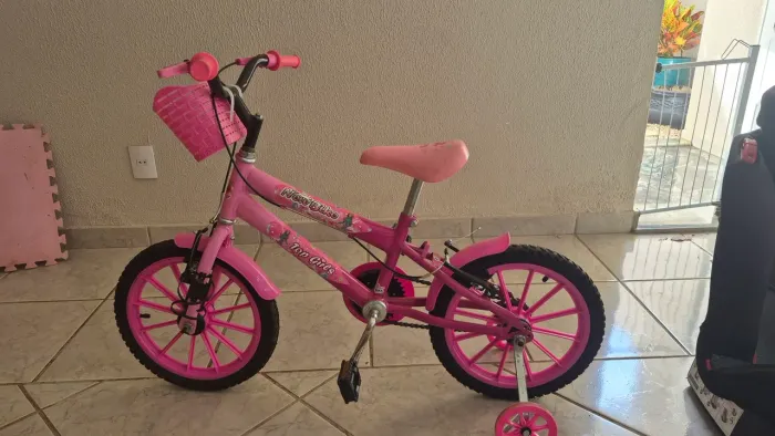 Bicicleta aro 16 infantil feminina
