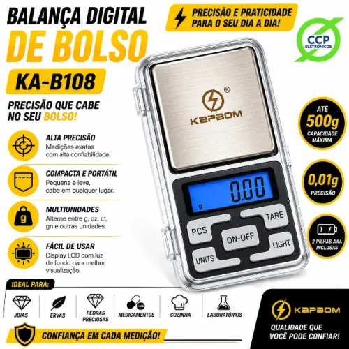 Balanca Digital De Bolso Ka-b108