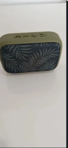 CAIXA DE SOM-5W RMS VERDE FLORESTA(Acompanha carregador).