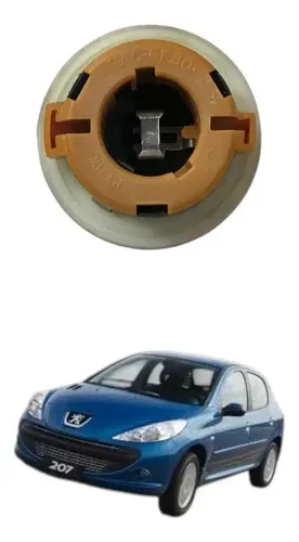 Soquete Seta Traseira Laranja Peugeot 207 1.4 8v 2011 2012 Laranja-escuro