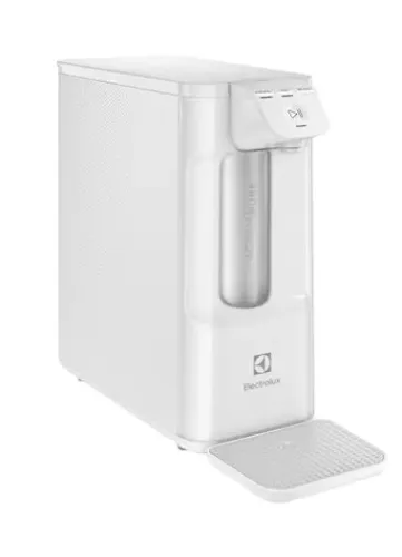 Purificador de Água Gelada Fria e Natural Elétrico Compacto Eletrônico - Branco