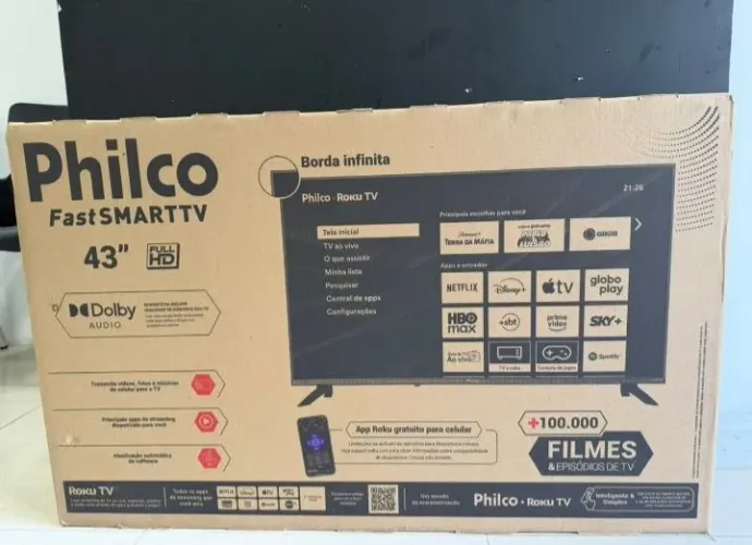 TV PHILCO 43" com 1 ano de garantia