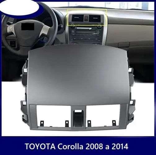 Painel Difusor Corolla 2008 a 2014 sem reguladores