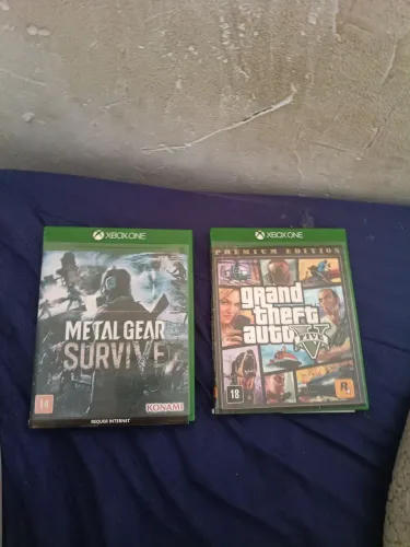 Combo GTA 5 Premium Edition e metal gear survival