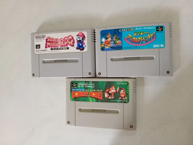 Jogos originais Super Nintendo (lote)