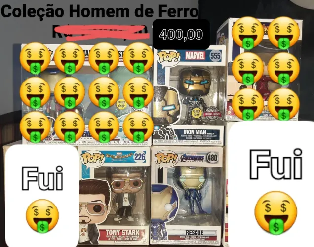 Funko Pop HOMEM DE FERRO 400,00