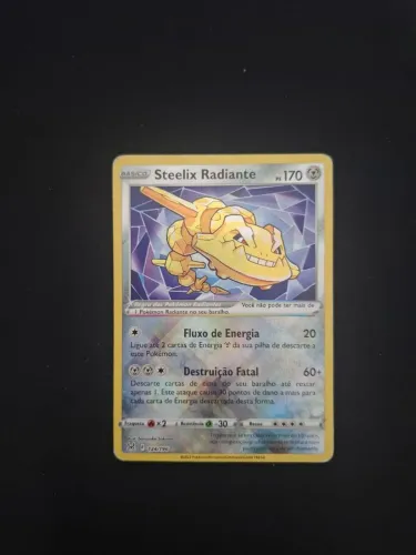 Carta Pokémon do Steelix Shiny
