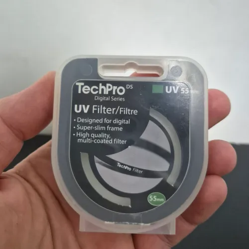 Filtro UV lente 55mm TechPro [impecável]
