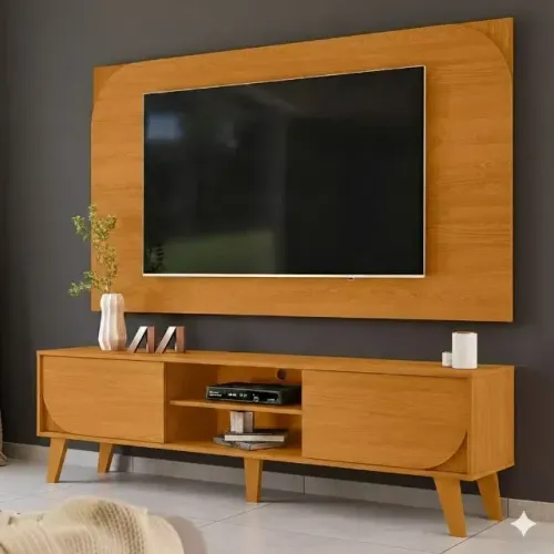 Rack com painel para tv de ate 65 polegadas