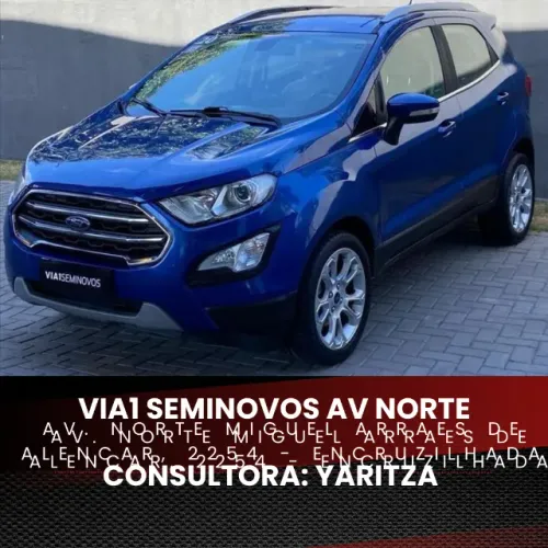  Ecosport Titanium 1.5 2021 - Extra! Em Preparação - Com Cautelar - 81 99495.4885 Yari