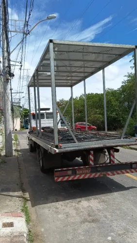 Transporte de estruturas , máquinas e equipamentos na Grande Vtória 