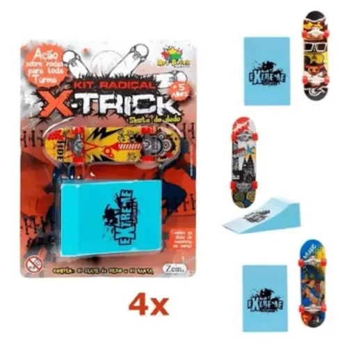 Skate de Dedo com Rampa - Art Brink