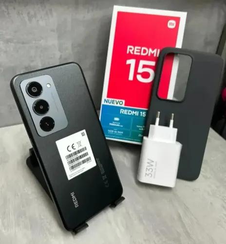 Celular Xiaomi Redmi 15 256/08 Preto Novo Entregamos R$1250,00