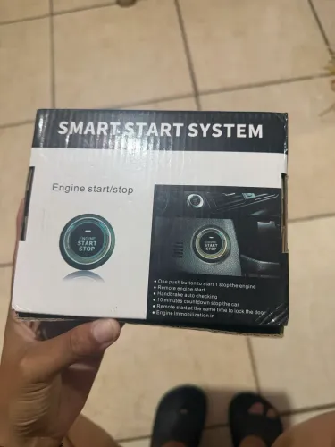 kit universal de botão de partida (Push to Start) e alarme com ignição