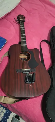 Violão + transmissor+capa + capo traste