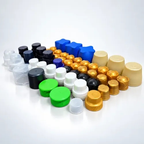 50 Tampinhas Plásticas Coloridas - Diversos Tamanhos, Modelos e Cores