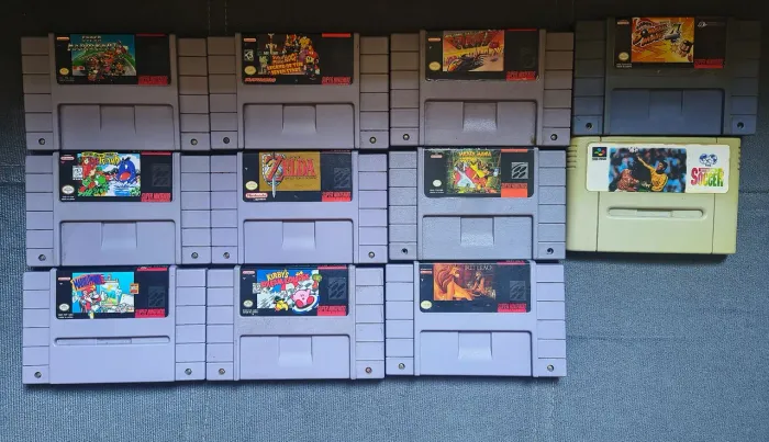 Lote de jogos Super Nintendo