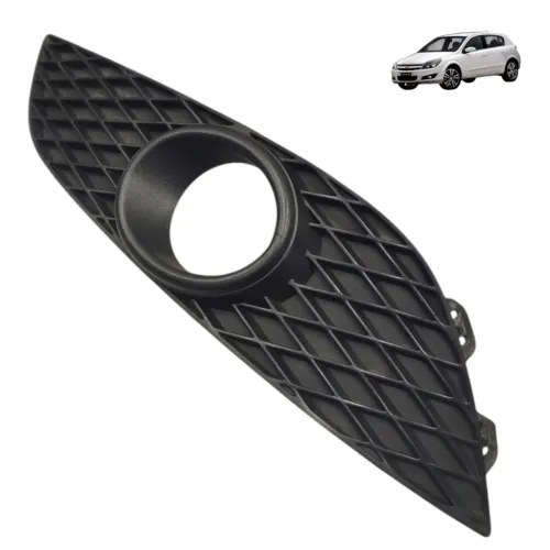 Moldura Farol Milha Direito Gm Vectra 2011 2010 2009 Preto Direito