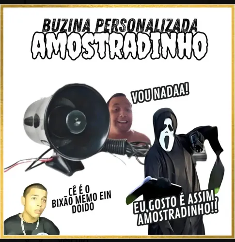 BUZINA DA RESENHA COM 12 sons variados para tirar uma resenha na rua