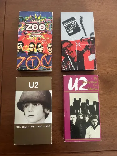 U2 - Fitas 4 VHS