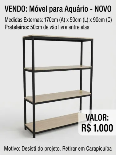 Móvel para aquário ou afins