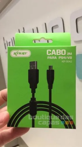 Cabo Usb Controle Play Station 4 Ps4 xbox  2 metros