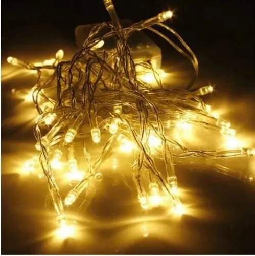 Pisca Pisca led Branco Quente 8 funcões 9 Metros 100 leds
