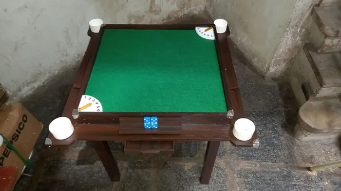 Mesa para dominó completa!!!