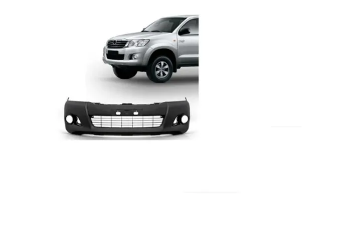 Para-Choque Dianteiro Hilux Preto Com furo para Auxiliar Ano:2012/2014